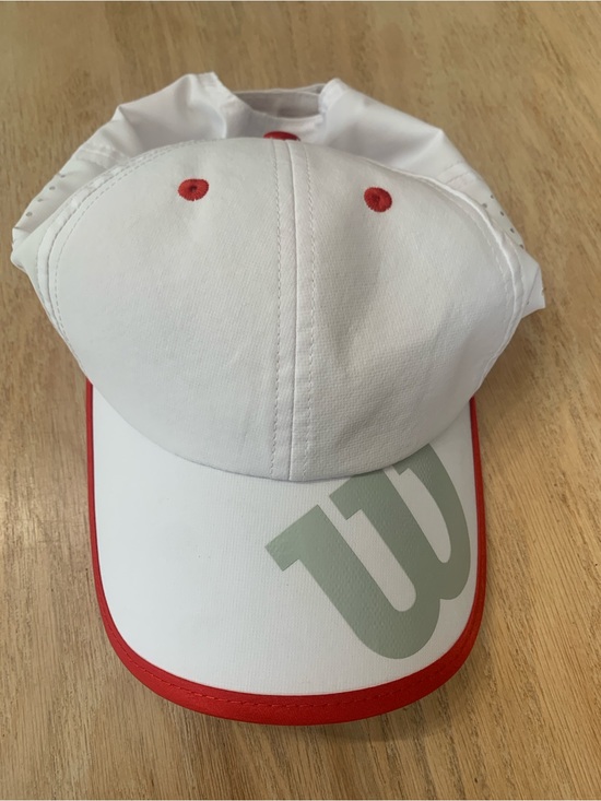 Wilson Accessories - Wilson White and Red Logo Cap